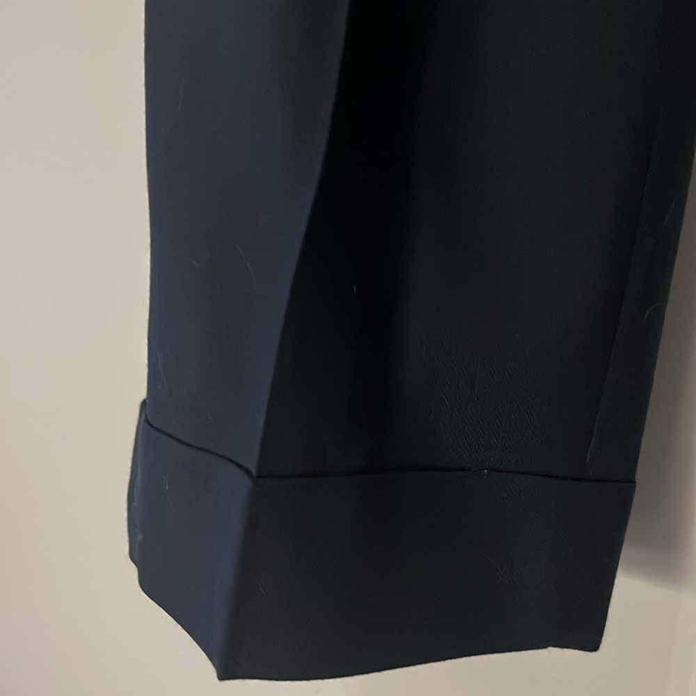 NWOT J.Crew | Essential wide leg pant in Italian city wool crepe | Navy Blue - Picture 10 of 13
